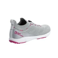 Jack Wolfskin Sneaker Spirit Knit Low (Alltagschuhe, Leicht Und Flexible Sohle) Silbergrau Damen -Günstiges Draussen Herz Geschäft Jack Wolfskin Sneaker Spirit Knit Low Damen 4056591 6720 3 869x869 1