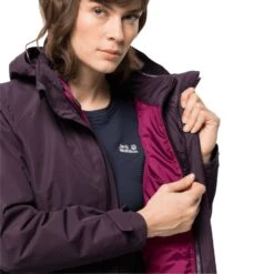 Jack Wolfskin Winterjacke Bergland 3in1 (sehr Warm, Wasser-und Winddicht) Weinrot Damen -Günstiges Draussen Herz Geschäft Jack Wolfskin Winterjacke Bergland 1115581 2042 4 946x946 1