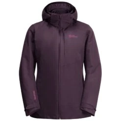 Jack Wolfskin Winterjacke Bergland 3in1 (sehr Warm, Wasser-und Winddicht) Weinrot Damen -Günstiges Draussen Herz Geschäft Jack Wolfskin Winterjacke Bergland 1115581 2042 5 947x947 1