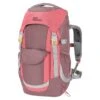 Jack Wolfskin Alltags-Wanderrucksack Kids Explorer (herausnehmbare Sitzmatte) Kinder Mauvepink 20 Liter