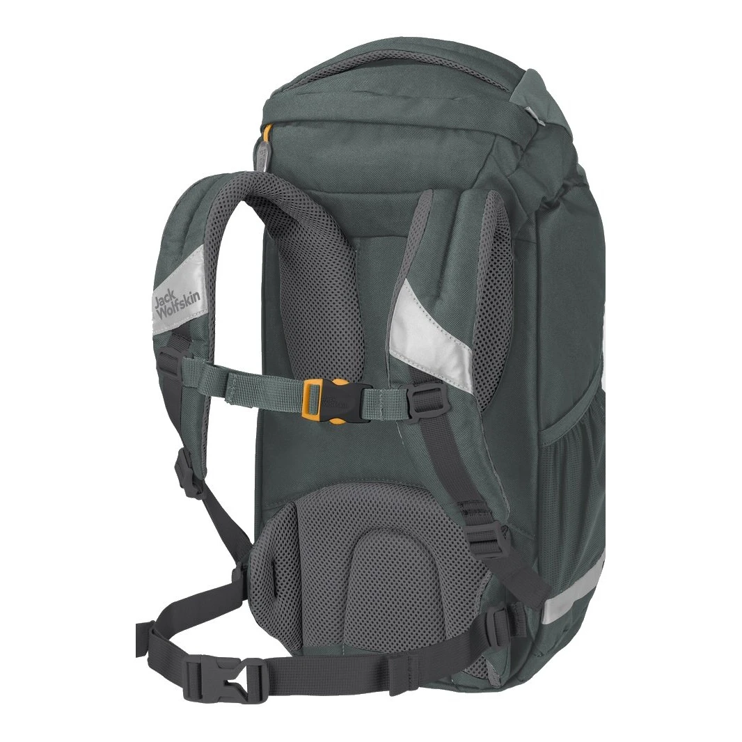 Jack Wolfskin Alltags-Wanderrucksack Kids Explorer (herausnehmbare Sitzmatte) Kinder Olivegrün 20 Liter 2 Jack Wolfskin Alltags-Wanderrucksack Kids Explorer (herausnehmbare Sitzmatte) Kinder Olivegrün 20 Liter – Bild 2