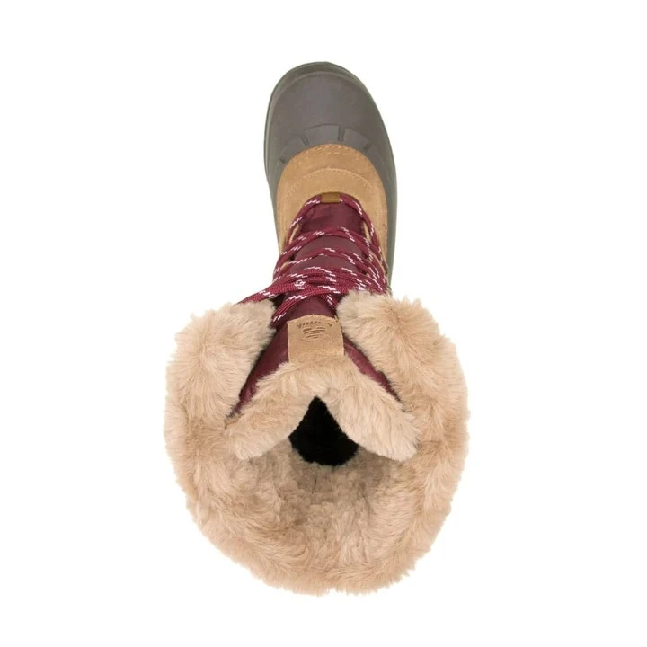 Kamik Winterstiefel Snovalley 4 (Wildleder, Wasserdicht) Burgunderrot Damen 3 Kamik Winterstiefel Snovalley 4 (Wildleder, Wasserdicht) Burgunderrot Damen – Bild 3