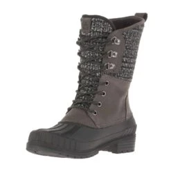 Kamik Winterstiefel Sienna 2 (Leder, Wasserdicht) Charcoalgrau Damen -Günstiges Draussen Herz Geschäft Kamik NK2292C SIENNA2 CHA Schuh 3 769x769 1