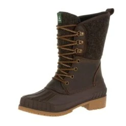 Kamik Winterstiefel Sienna 2 (Leder, Wasserdicht) Dunkelbraun Damen -Günstiges Draussen Herz Geschäft Kamik NK2292C SIENNA2 DBN Schuh 5 811x811 1