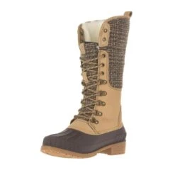 Kamik Winterstiefel Sienna Flannell 2 (3MTM ThinsulateTM Isolierung) Sandbraun Damen -Günstiges Draussen Herz Geschäft Kamik NK2294W SAN Sienna Schuh 5 817x817 1