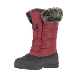 Kamik Winterstiefel Momentum 3 (gefüttert, Wasserdicht, Nahtversiegelt) Burgunderrot Damen -Günstiges Draussen Herz Geschäft Kamik NK2471 RED Momentum 3 Schuh 2 829x829 1