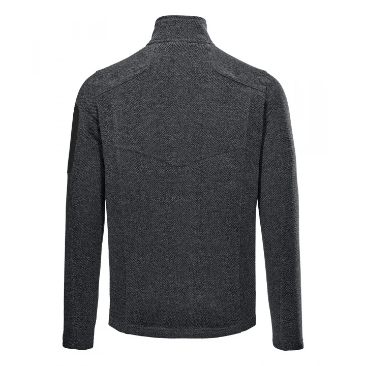 Killtec Strickfleecejacke Kow 136 Mit Stehkragen In Fischgrätoptik - 2-Wege-Stretch - Anthrazitgrau Herren 2 Killtec Strickfleecejacke Kow 136 Mit Stehkragen In Fischgrätoptik - 2-Wege-Stretch - Anthrazitgrau Herren – Bild 2