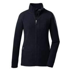Killtec Fleecejacke FLC (Stehkragen, Warm, Weich) Marineblau Damen
