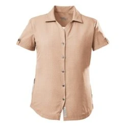 Killtec Wanderbluse Kurzarm KOS 77 (4-Wege-Stretch, Schnelltrocknend) Orange Damen