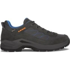 Lowa Alltag-Travelschuhe Taurus Pro Low GTX (Veloursleder, Wasserdicht) Anthrazitgrau Herren