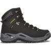 Lowa Wanderschuhe Renegade Mid GTX (All-Terrain, Nubukleder, Wasserdicht) Schwarz/olive Herren