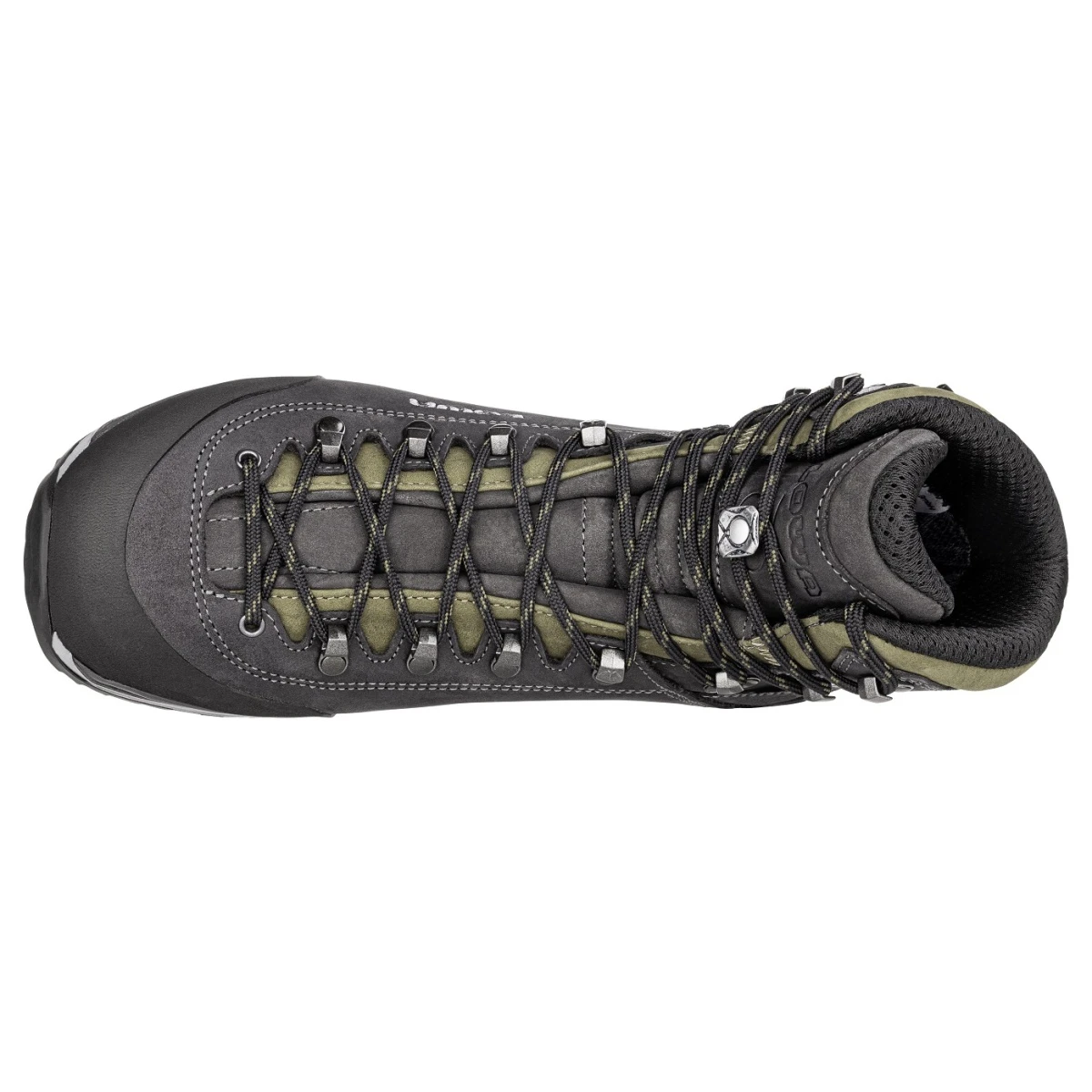 Lowa Wanderschuhe Ranger GTX (Trekking, Nubukleder, Wasserdicht) Anthrazitgrau/olive Herren 2 Lowa Wanderschuhe Ranger GTX (Trekking, Nubukleder, Wasserdicht) Anthrazitgrau/olive Herren – Bild 2