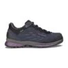 Lowa Wanderschuhe Delago GTX Low (Trekking, Spaltleder-Textil, Wasserdicht) Navyblau/beere Damen