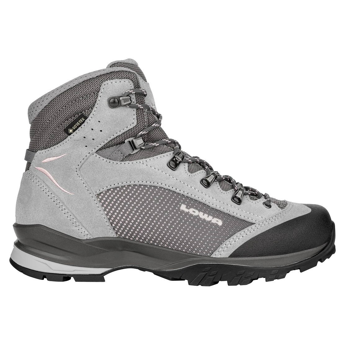 Lowa Wanderschuhe Tucana GTX (Trekking, Spaltleder-Textil) Grau/koralle Damen 5 Lowa Wanderschuhe Tucana GTX (Trekking, Spaltleder-Textil) Grau/koralle Damen – Bild 5