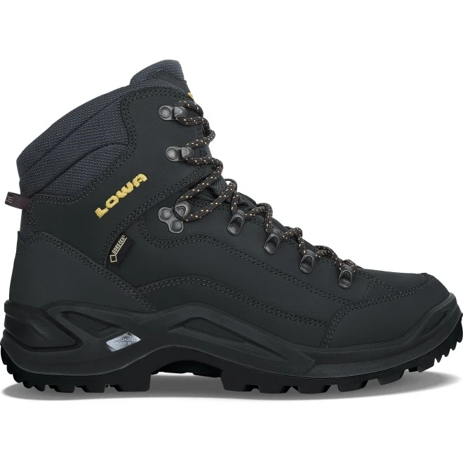 Lowa Wanderschuhe Renegade Mid GTX (All-Terrain, Nubukleder, Wasserdicht) Anthrazitgrau/senf Herren 1 Lowa Wanderschuhe Renegade Mid GTX (All-Terrain, Nubukleder, Wasserdicht) Anthrazitgrau/senf Herren
