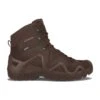 Lowa Military-Stiefel Arbeitsschuhe Zephyr GTX MID TF (Veloursleder, Wasserdicht) Dunkelbraun Damen