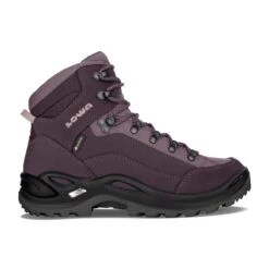 Lowa Wanderschuhe Renegade Mid GTX (All-Terrain, Nubukleder, Wasserdicht) Pflaumeviolett/malve Damen