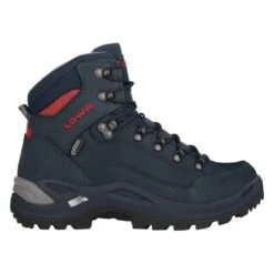 Lowa Wanderschuhe Renegade Mid GTX (All-Terrain, Nubukleder, Wasserdicht) Navyblau/terra Damen