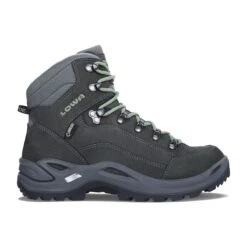 Lowa Wanderschuhe Renegade Mid GTX (All-Terrain, Nubukleder, Wasserdicht) Graphitgrau/jade Damen