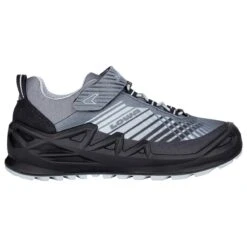 Lowa Wanderschuhe Merger GTX Junior Velcro (Multifunktion, Wasserdicht, Klett­ver­schluss) Navyblau/eisblau Kleinkinder