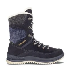 Lowa Winterstiefel Bianca GTX (Veloursleder, Wasserdicht) Navyblau Kids