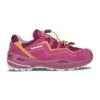 Lowa Multifunktionsschuhe Robin EVO GTX Low (wasserdicht, Veloursleder) Fuchsiapink/mango Kinder