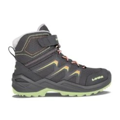 Lowa Winterschuhe Maddox Warm GTX Kid (wasserdicht) Graphitgrau/mint Kinder
