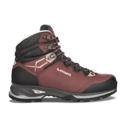 Lowa Wander-Trekkingschuhe Lady Light LL (Nubukleder, Lederfutter) Bordeaux/rose Damen