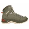 Lowa Wanderschuhe Renegade Mid GTX (All-Terrain, Nubukleder, Wasserdicht) Graugrün Damen