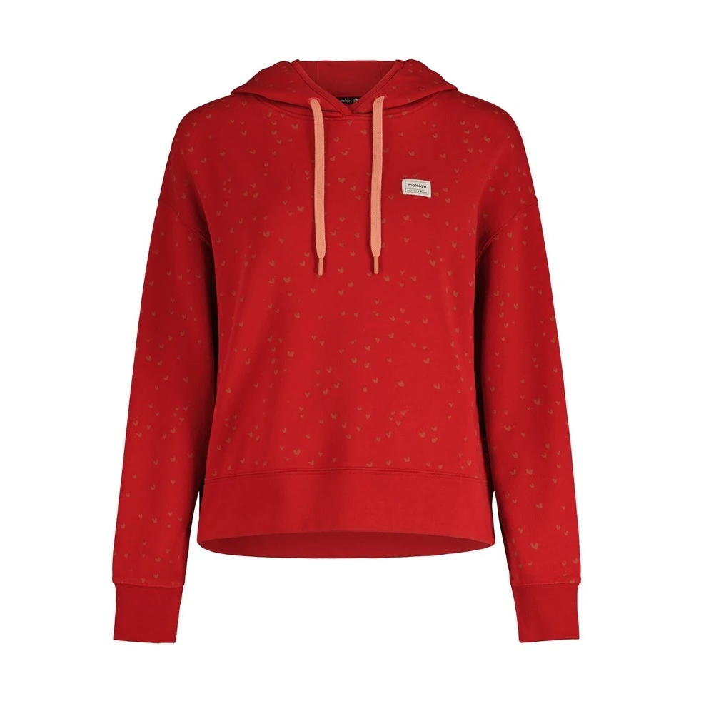 Maloja Kapuzenpullover Organic Sweat Hoody (Bio-Baumwolle) Rot Damen 1 Maloja Kapuzenpullover Organic Sweat Hoody (Bio-Baumwolle) Rot Damen