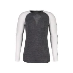 Maloja Langarmshirt BenedictM Shirt (maximale Bewegungsfreiheit) Unterwäsche Grau Herren