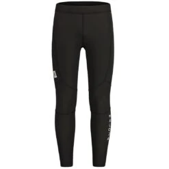 Maloja Laufhose Winter-Tights BergellM Thermal (wärmeisolierung, Hohe Bewegungsfreiheit) Lang Schwarz Herren