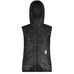 Maloja Outdoor-Weste Mit Kapuze NorzinM Alpine Puffer - Primaloft BIO-Wattierung - Schwarz Damen