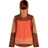 Maloja Winterjacke BuchfinkM (wasserabweisend, Primaloft BIO-Wattierung) Braun/orange Damen