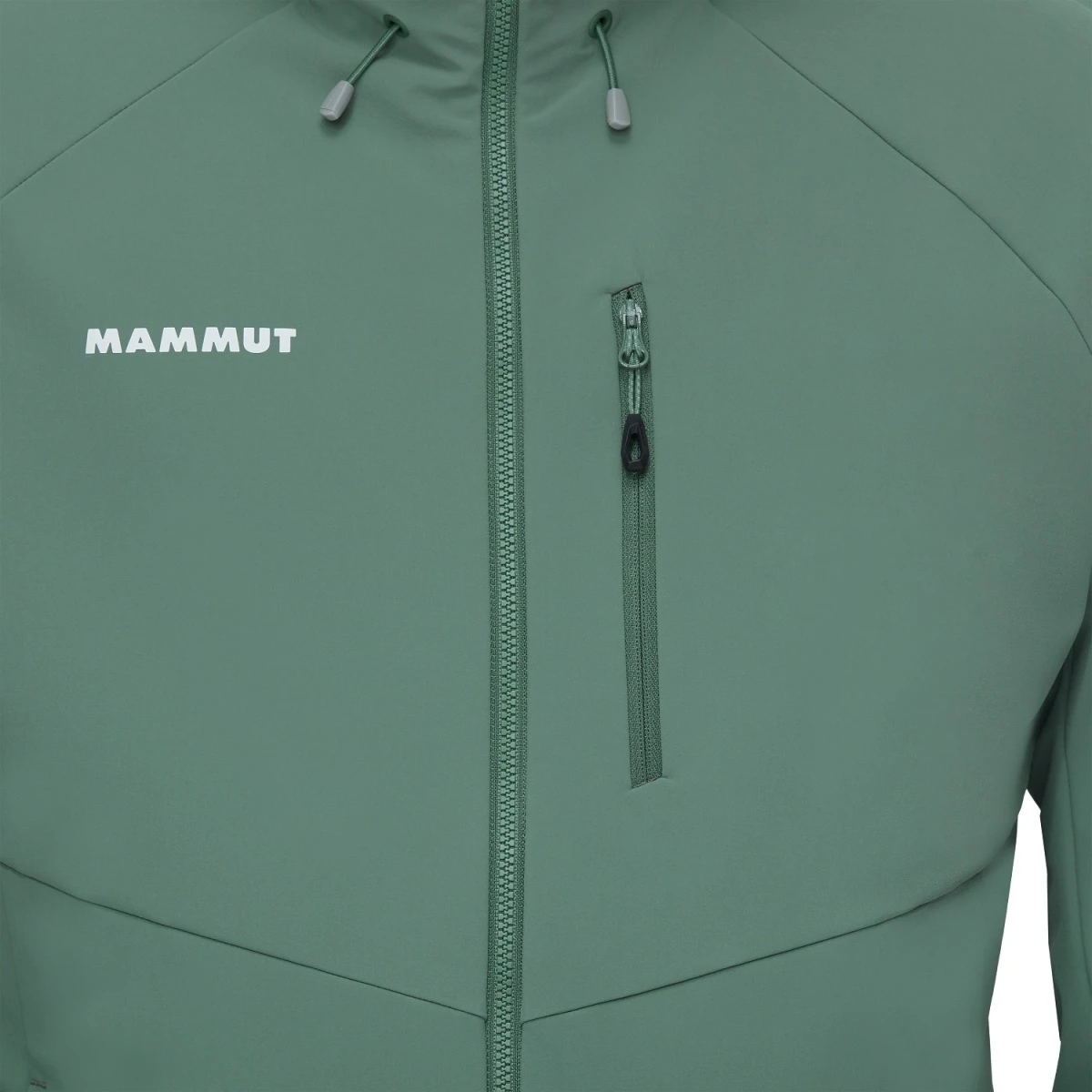 Mammut Ganzjahres-Softshelljacke Ultimate Comfort SO Hooded (winddicht) Jadegrün Herren 3 Mammut Ganzjahres-Softshelljacke Ultimate Comfort SO Hooded (winddicht) Jadegrün Herren – Bild 3