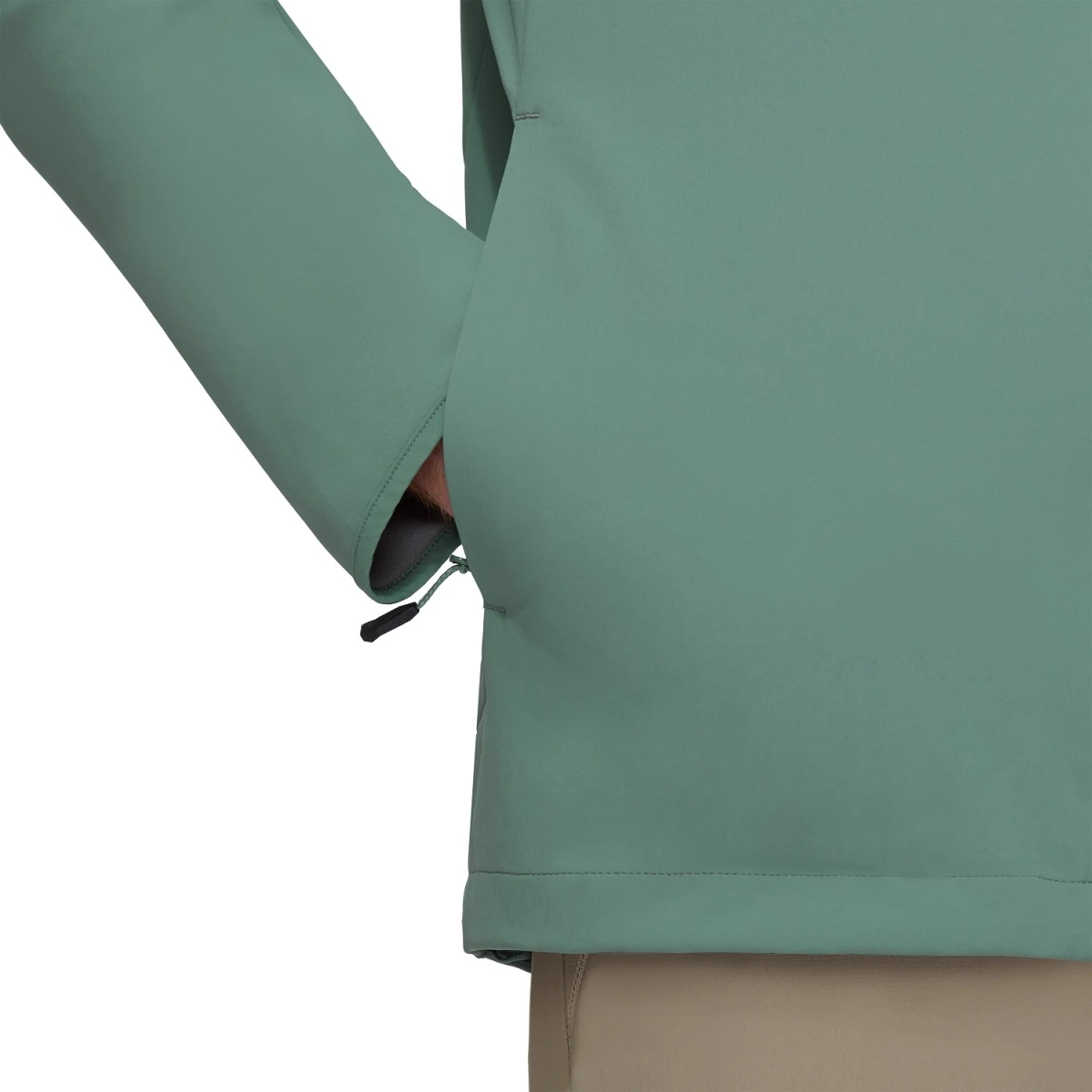 Mammut Ganzjahres-Softshelljacke Ultimate Comfort SO Hooded (winddicht) Jadegrün Herren 4 Mammut Ganzjahres-Softshelljacke Ultimate Comfort SO Hooded (winddicht) Jadegrün Herren – Bild 4