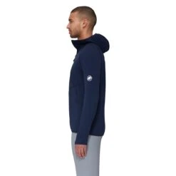 Mammut Fleecejacke Aconcagua ML (Midlayer) Mit Kapuze Marineblau Herren -Günstiges Draussen Herz Geschäft Mammut 1014 04280 5118 Aconcagua ML Jacke202 1200x1200 1