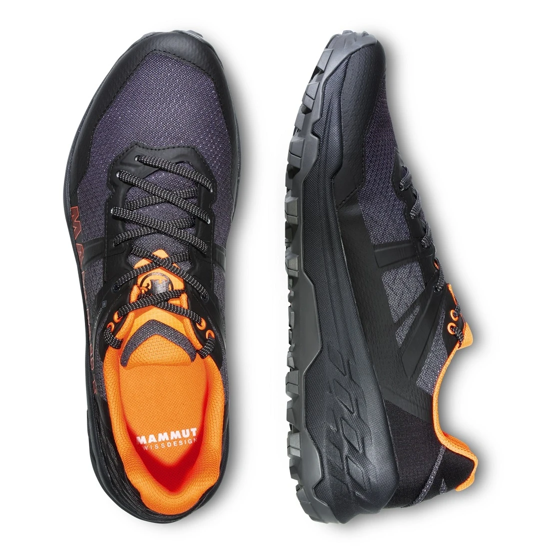 Mammut Trail-Laufschuhe Sertig II Low GTX (Multifunktion, Wasserdicht) Schwarz/orange Herren 2 Mammut Trail-Laufschuhe Sertig II Low GTX (Multifunktion, Wasserdicht) Schwarz/orange Herren – Bild 2