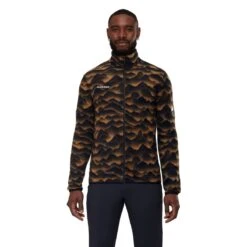 Mammut Fleecejacke Innominata Light ML (Midlayer) Mountain Braun/schwarz Herren