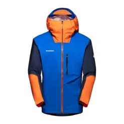 Mammut Wanderjacke Nordwand Light 3-Lagen Hardshell (wasserdicht, Atmungsaktiv) Dunkelblau/orange Herren -Günstiges Draussen Herz Geschäft Mammut Jacke Nordwand Light Herren 1010 28670 50404 5 1200x1200 1