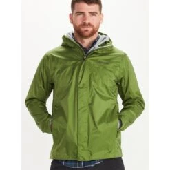 Marmot Regenjacke PreCip Eco (wasserdicht, Atmungsaktiv, PFC-frei) Khaki Herren