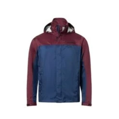 Marmot Regenjacke PreCip Eco (wasserdicht, Atmungsaktiv, PFC-frei) Blau/weinrot Herren
