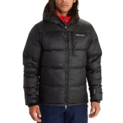 Marmot Winterjacke Guides Down Hoody Schwarz Herren