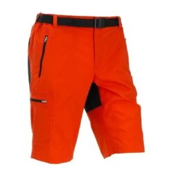 Maul Wander-Trekkinghose Doldenhorn II Kurz Orangerot Herren