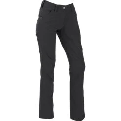 Maul Wanderhose Florenz II Trekking/Outdoor Elastic Lang Schwarz Damen