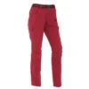 Maul Wandhose Trail Zipp Off (funktionelle Zip-Hose) Lang Rot Damen