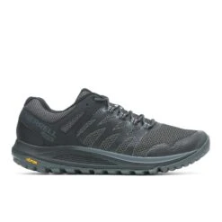 Merrell Trail-Laufschuhe Nova 2 GTX (wasserdicht) Schwarz/steingrau Herren