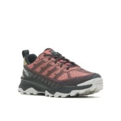 Merrell Wanderschuhe Speed Eco WP (wasserdicht, Atmungsaktiv) Charcoal/rot Damen
