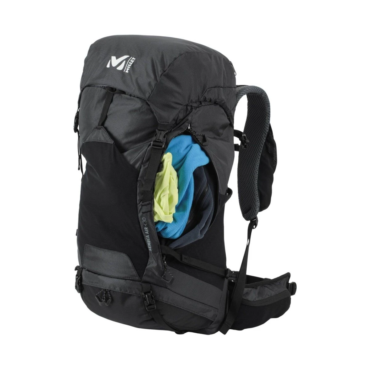 Millet Trekking-Rucksack Seneca Air (komfortables Tragesystem, Vielseitig, Funktionell) Schwarz Herren - 30 Liter 12 Millet Trekking-Rucksack Seneca Air (komfortables Tragesystem, Vielseitig, Funktionell) Schwarz Herren - 30 Liter – Bild 12