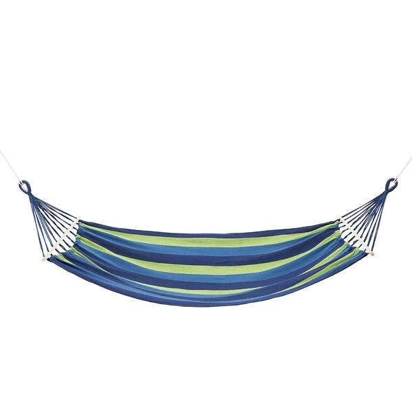 Nils Camp Hängematte NC9001 (mit Holzstab, Haltbar, Leicht Aufzuhängen) Dunkelblau/grün 200x120cm 6 Nils Camp Hängematte NC9001 (mit Holzstab, Haltbar, Leicht Aufzuhängen) Dunkelblau/grün 200x120cm – Bild 6